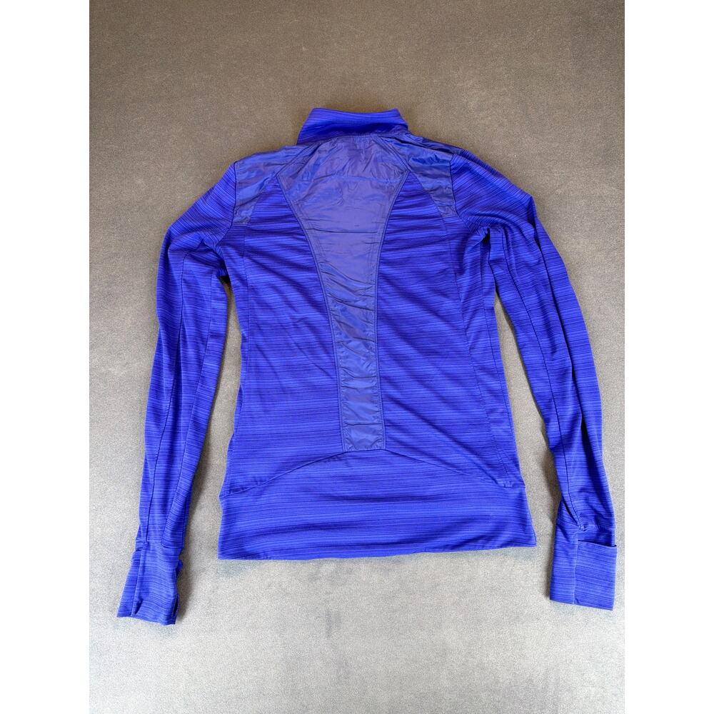 Mondetta Blue Full Zip Activewear Jacket Women's Small Thumb Holes Hiking - Picture 9 of 10